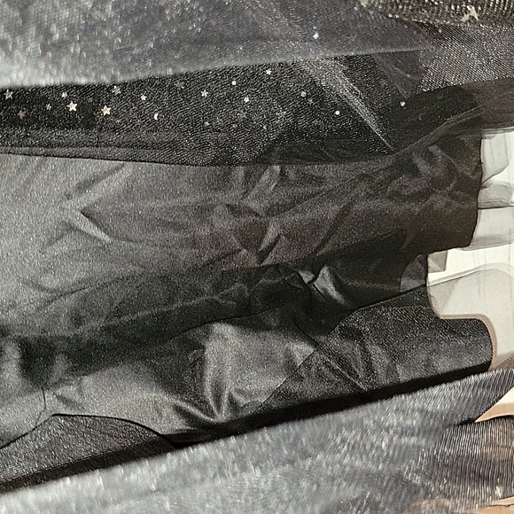 NWT | Hebeos Princess Sheer Sleeve Star Detailed Dress | See Measurements - Picture 13 of 13